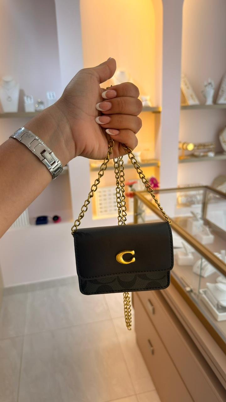 Bolso mini de Lujo Negro