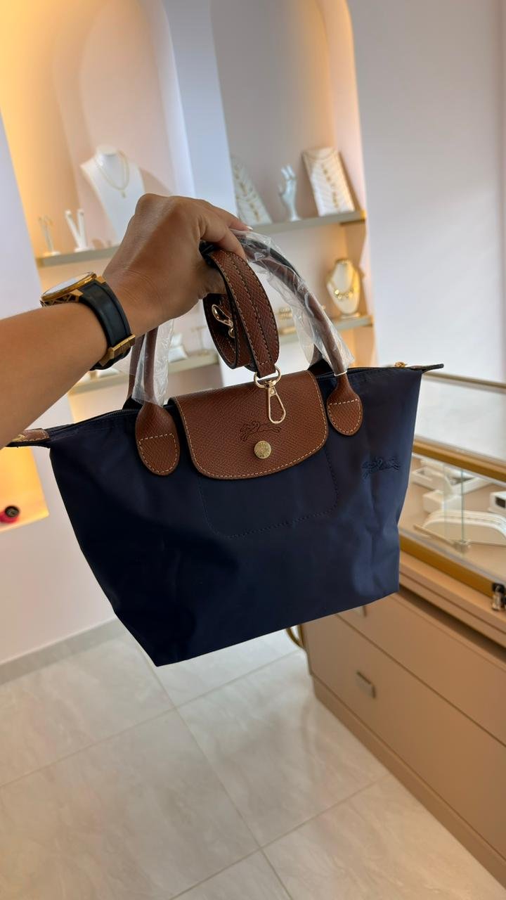 Bolso Mediano Clasico Azul