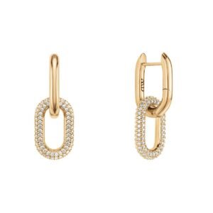 Candogas Doradas dobles Brillantes