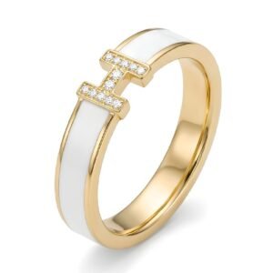 Anillo H Dorado