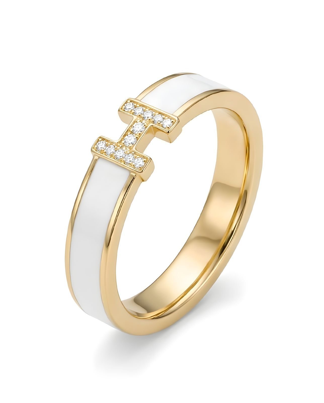 Anillo H Dorado