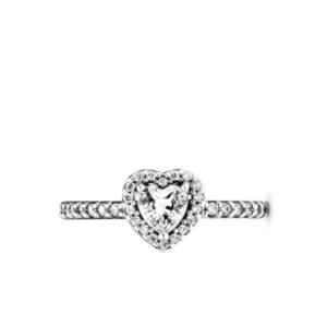 Anillo Corazón Brillante