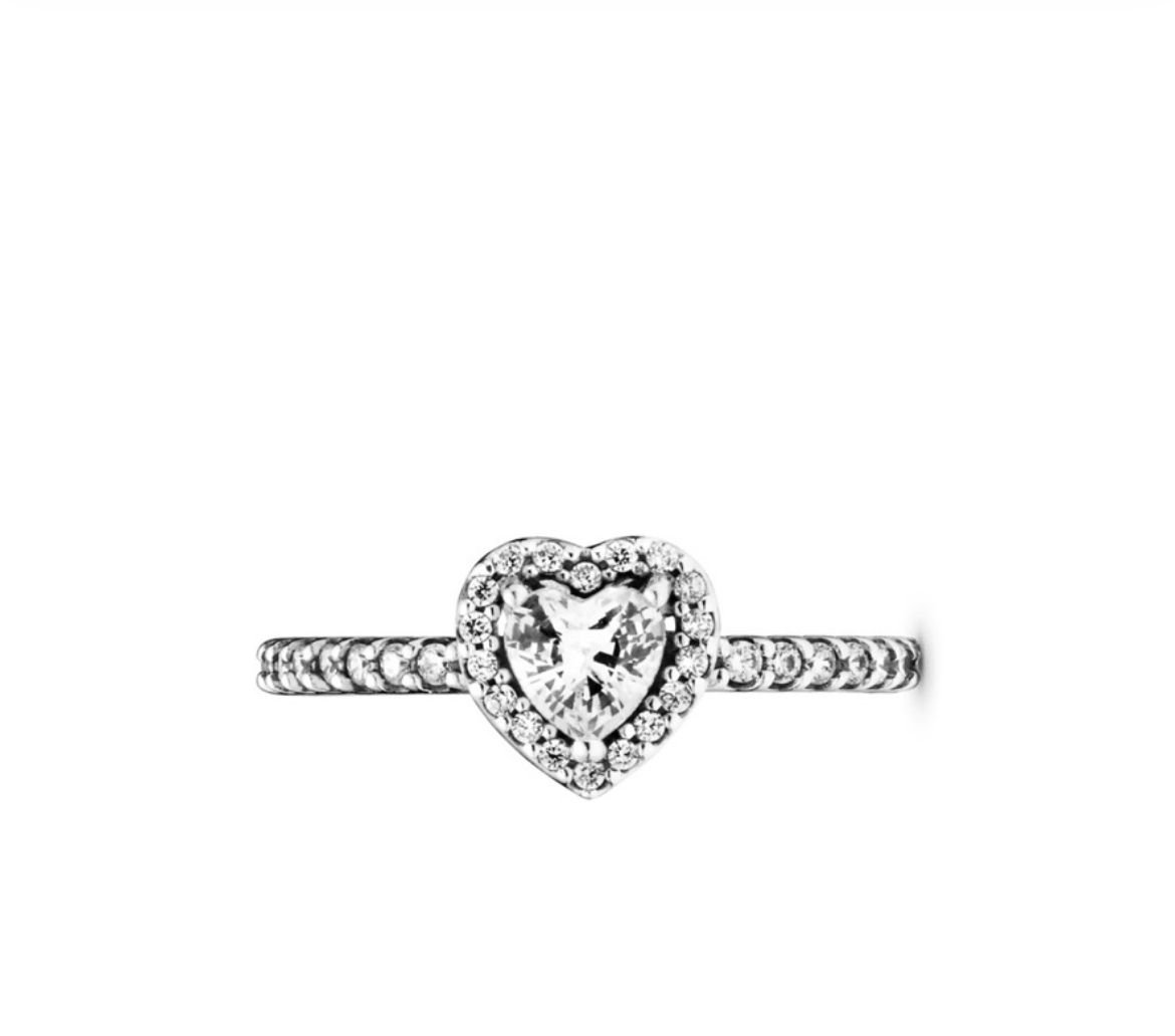 Anillo Corazón Brillante