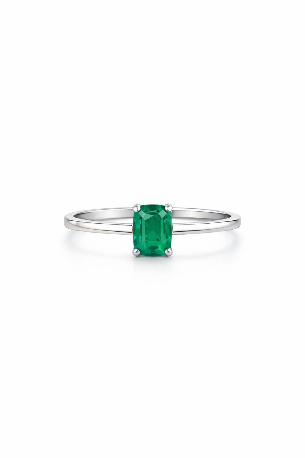 Anillo Lineal Esmeralda L