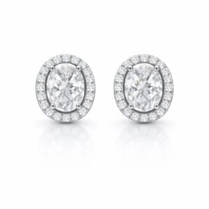 Arete Oval Brillante Plata