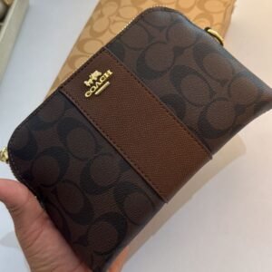 BOLSO CARTERA CAFE
